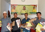 Reza Pahlevi Lubis Bagikan Paket Ramadhan di Medan