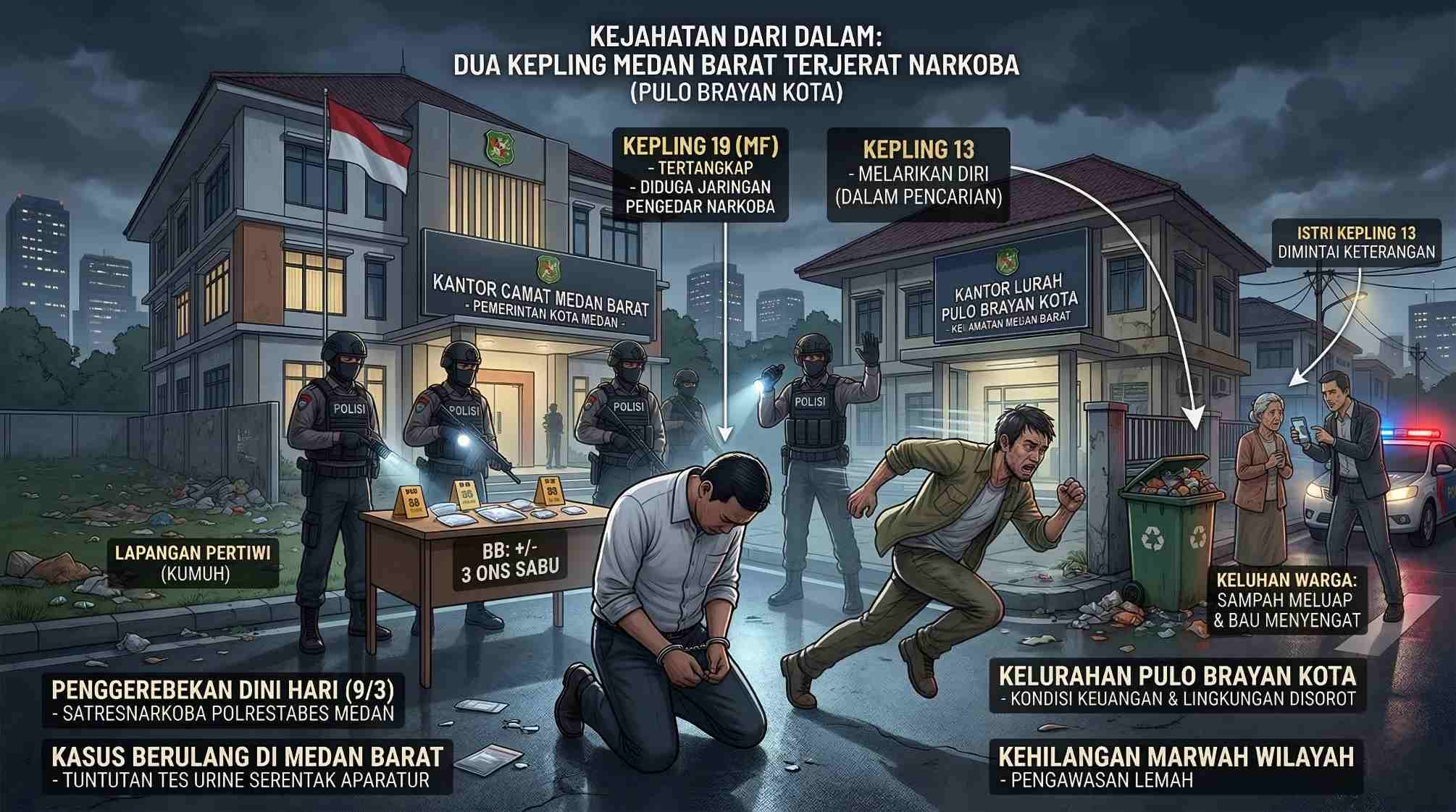 Anggota DPRD Medan Antonius Tumanggor dan Wong Chun Sen kecam keterlibatan kepling dalam narkoba
