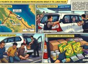 Polisi Gagalkan Sabu Kemasan Durian Di Tol Pakam