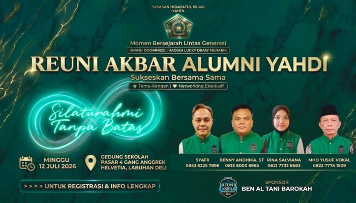 Reuni Akbar YAHDI 2026: Rajut Silaturahmi Tanpa Batas